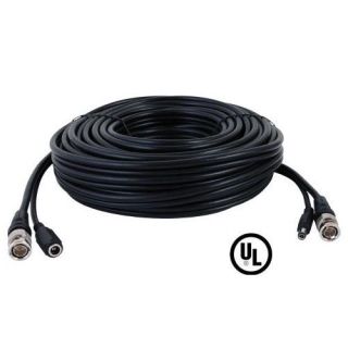 (Cable-60) 60' Siamese Video Coax & 18/2 Power Cable, BNC Fittings