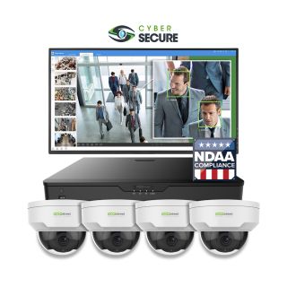 4 Dome Security Camera System