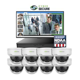 8 camera dome security camera system