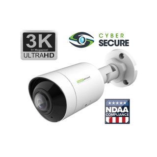 Outdoor bullet camera with 180 degree view