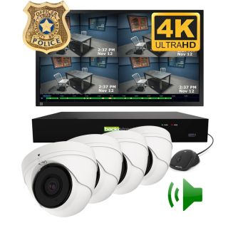 4 Camera Interrogation room camera system