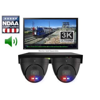 (ProKit2-Pro60VB) 2 Gray Vandal Dome Kit, up to 4 Cameras