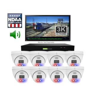 Eight Dome Camera Security System with Installation