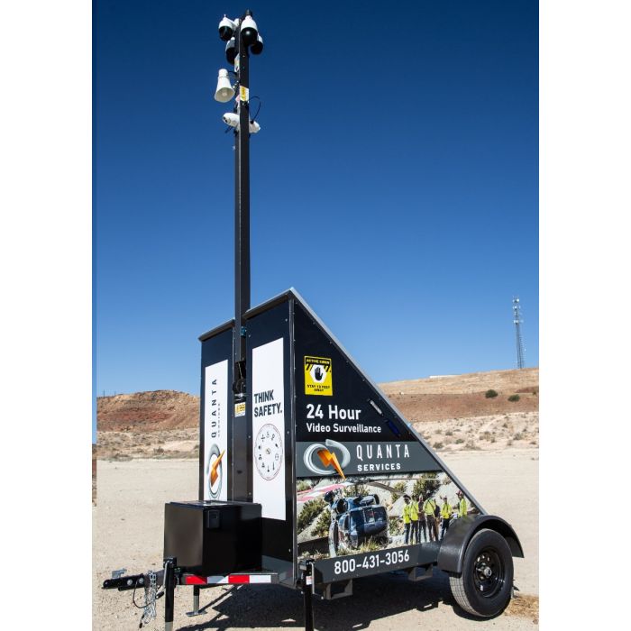 Axis Pro Solar Surveillance Trailer Backstreet Surveillance