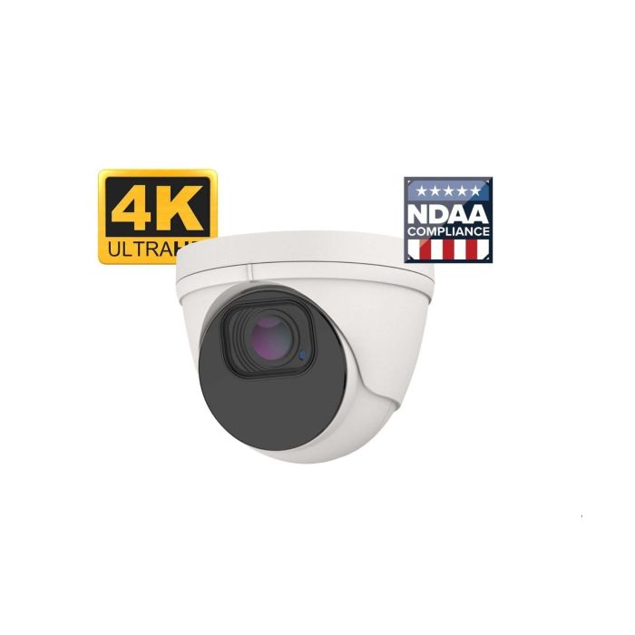 Securetech Pro - Caméra de sécurité - blanche - 8MP 4K Ultra HD