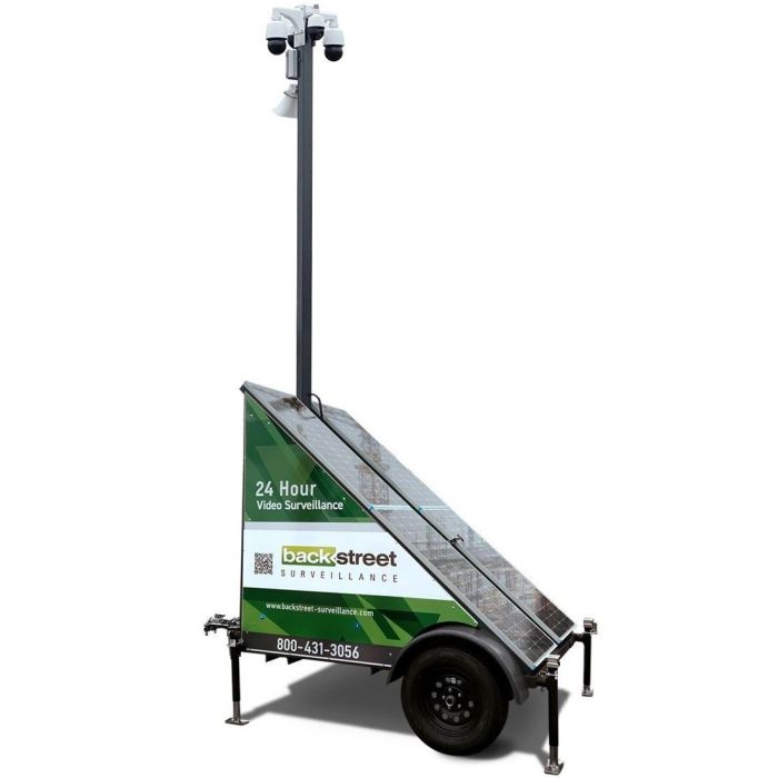 Axis Pro Solar Surveillance Trailer - Backstreet Surveillance