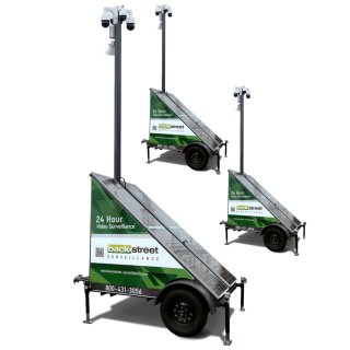 Mobile Surveillance Trailer Fleet for Police, emergency responders & city safety