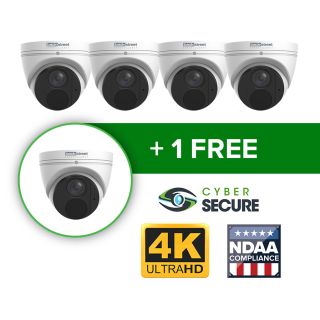(CS100D) Buy 4 Get 5, 4K Vandal Dome