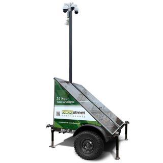 All-terrain Solar Surveillance Camera Trailer