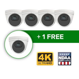 (Pro90MZ) Buy 4 Get 5, Vandal Dome with Zoom