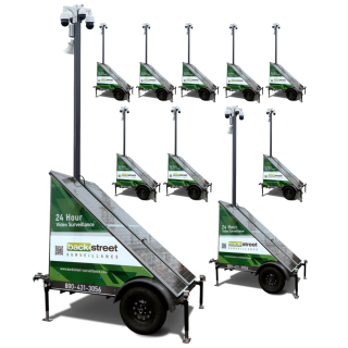 10 Trailer Mobile Surveillance Fleet