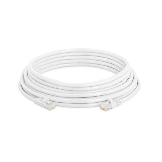 Outdoor white cat6 security camera cable