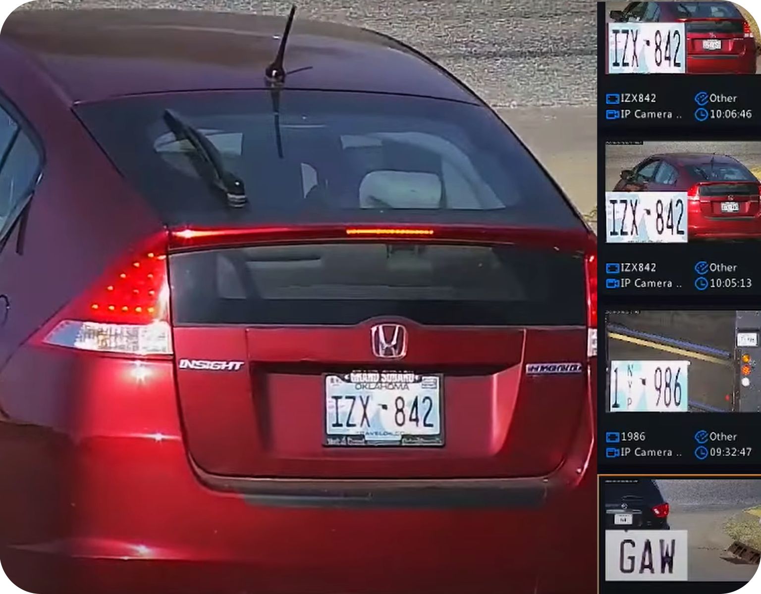 License Plate Capture