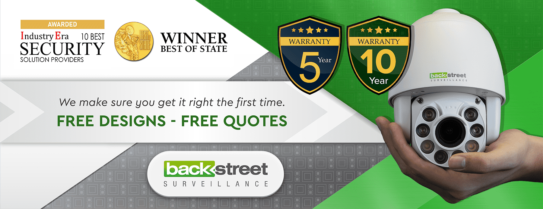 Backstreet Surveillance Quality Award