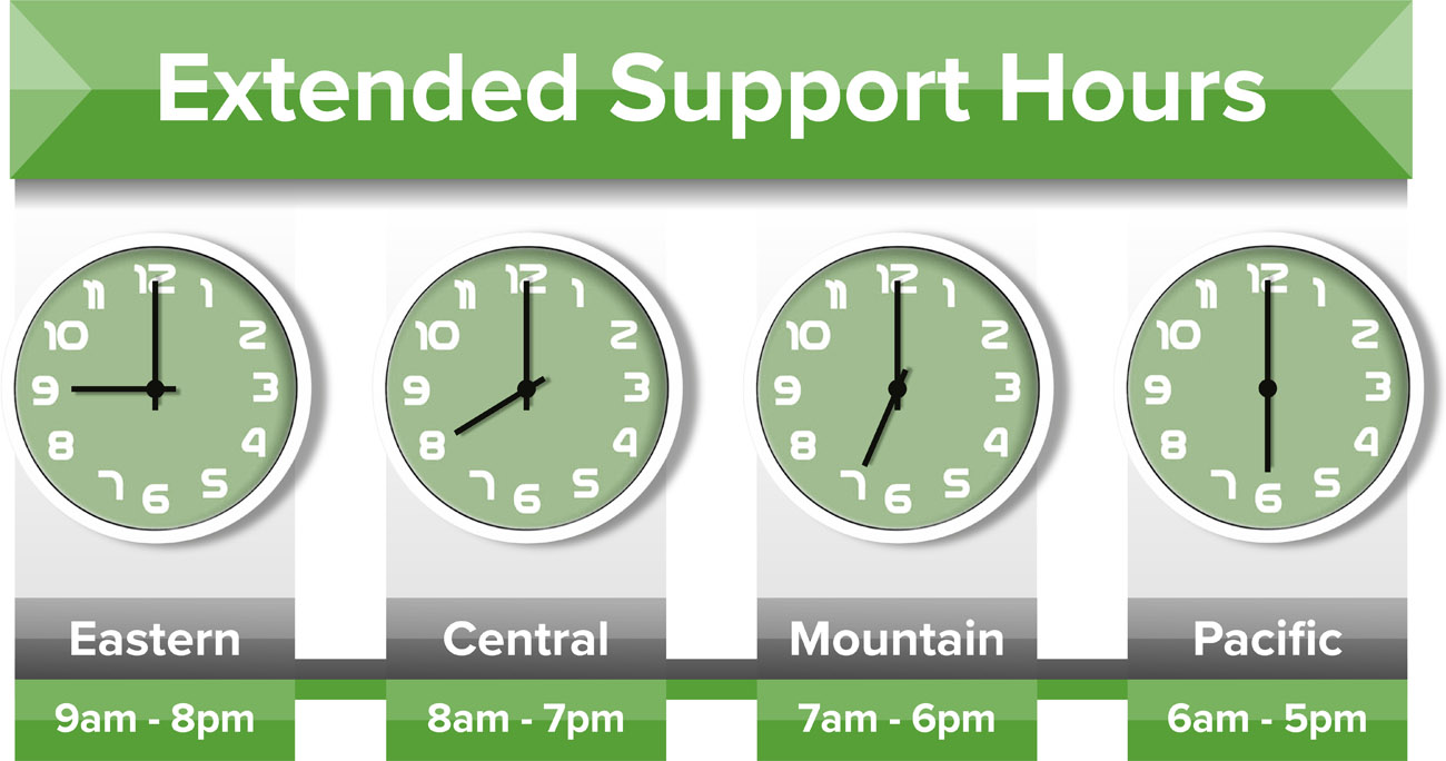 extended support hours